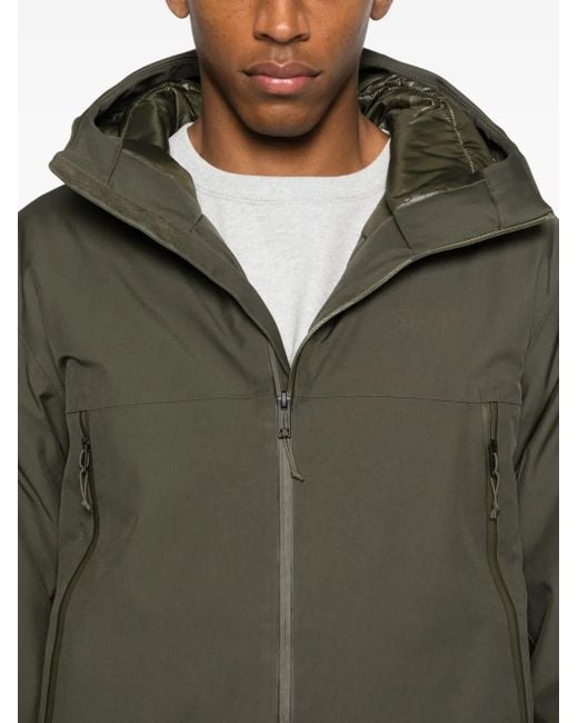 The North Face Green Range Down Hooded Coat for men