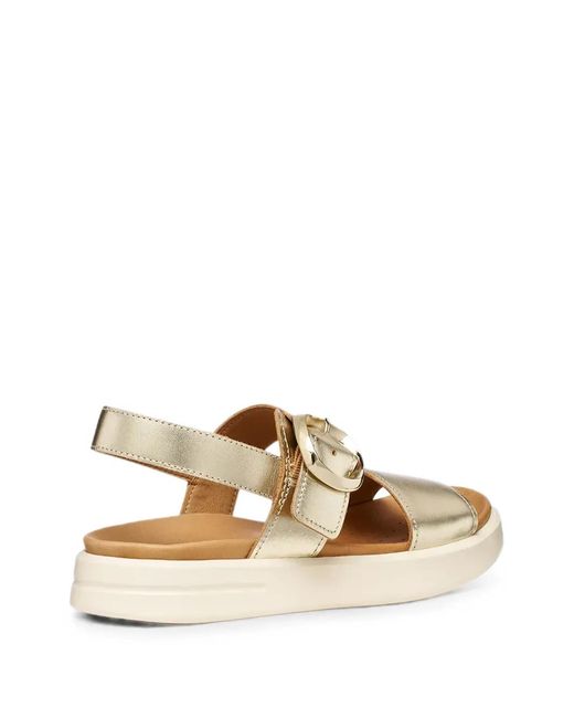 Geox Natural Xand 2S Buckle-Fastening Sandals