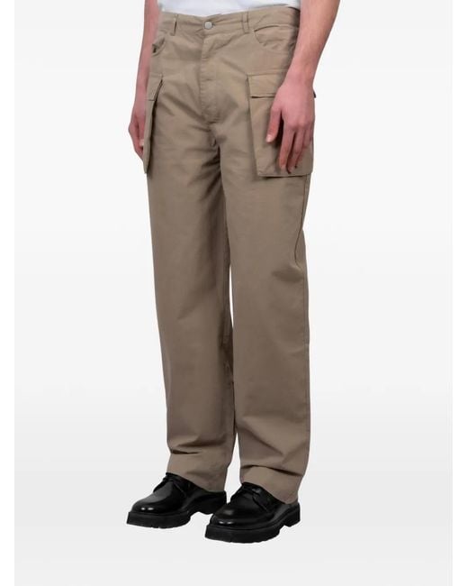 GIMAGUAS Natural Pantalon Cargo À Boutons for men