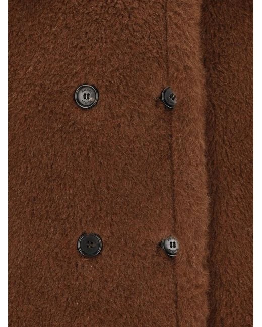 Max Mara Brown Buttoned Pocket Jacket