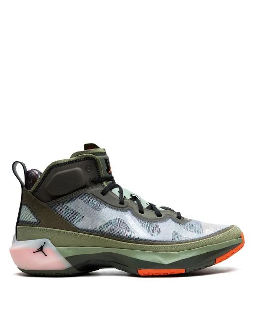 Nike Green X Undefeated Air 37 "Flight Jacket" Sneakers for men
