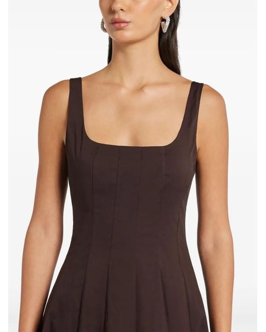Staud Brown Wells Dress