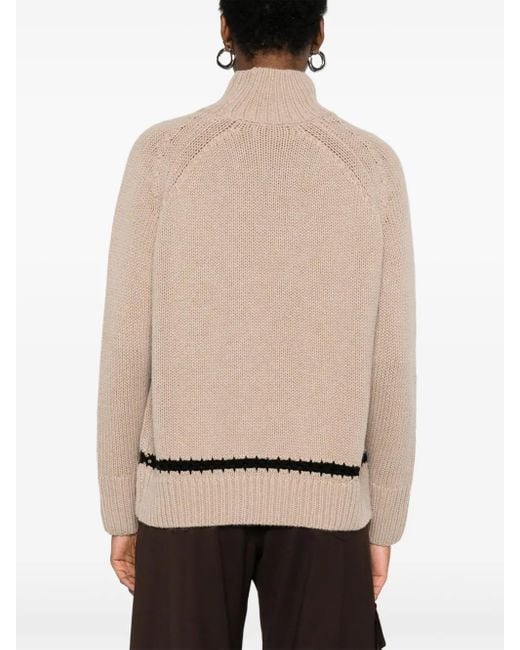 ERMANNO FIRENZE Natural Wool Blend Sweater
