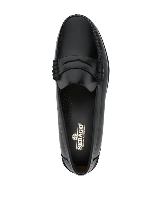 Sebago Black Penny-Strap Loafers for men