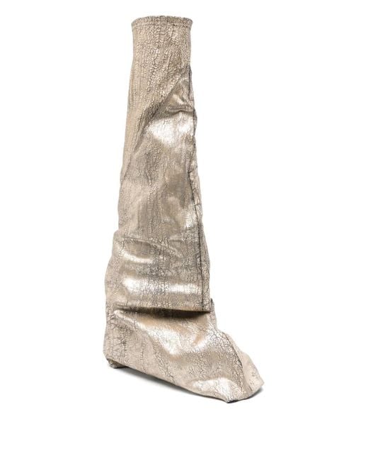 Rick Owens White Fetish Boots