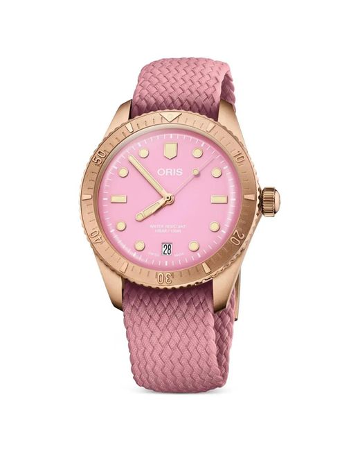 Oris Pink Divers Sixty-Five 38Mm Watch