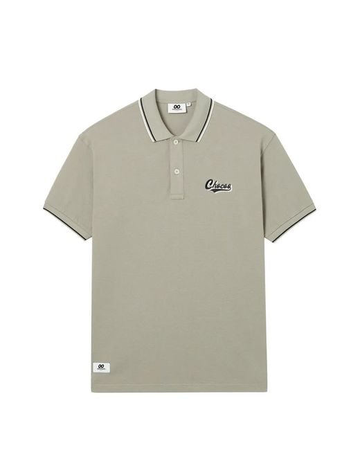 Chocoolate Natural Polo À Finitions À Logo for men