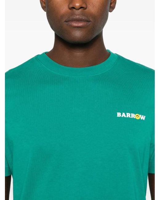 Barrow Green Logo-Print T-Shirt for men