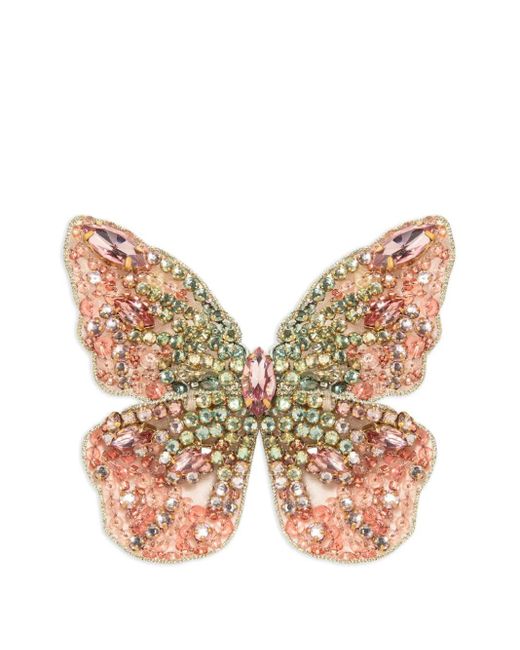 Jennifer Behr Natural Absolem Crystal Butterfly Hair Clip