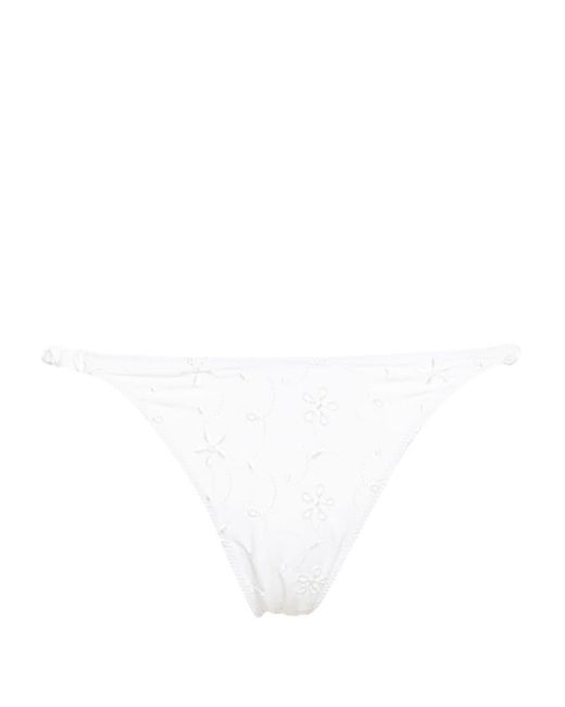 Slip bikini Pearlie di Mc2 Saint Barth in White