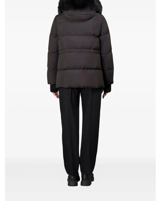 Moorer Black Attica Puffer Jacket