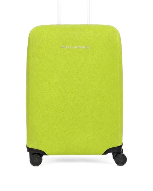 Piquadro Green Logo-Print Suitcase Cover