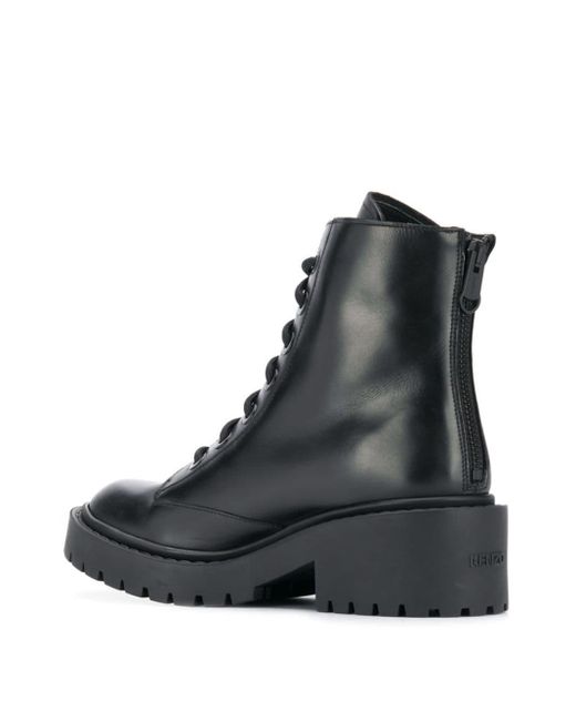 kenzo combat boots