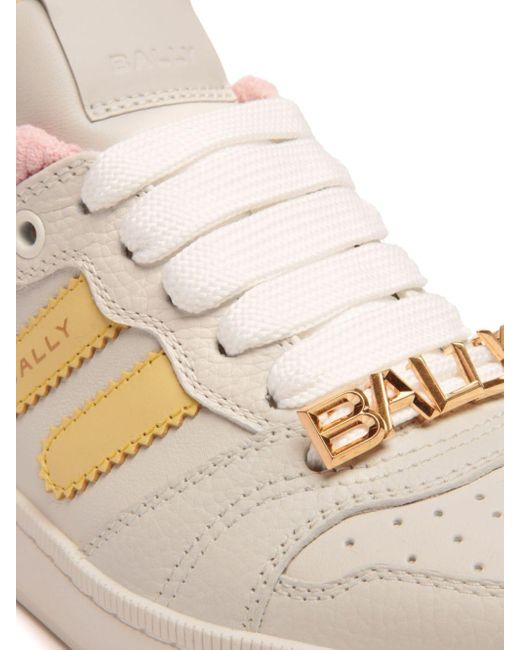 Bally Pink Royalty Leather Sneakers