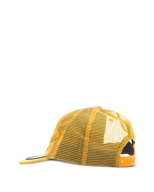 Rhude Yellow Patch Trucker Hat for men