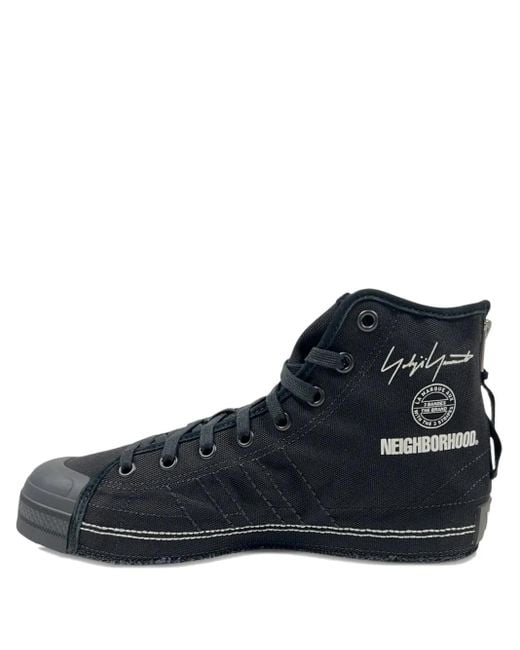 Y-3 X Neighborhood Sneakers mit Reißverschlussdetail in Black für Herren