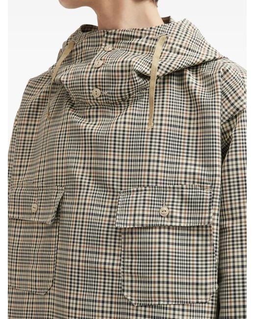 Felpa Con Cappuccio di Engineered Garments in Gray da Uomo