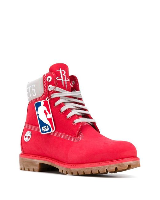 Botas NBA Timberland de de color Rojo | Lyst