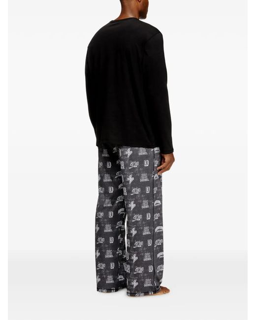 DIESEL Black Nolan-D-Box Pyjamas for men