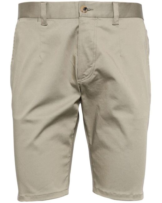 Pantalones cortos rectos con detalle de raya Dolce & Gabbana de hombre de color Natural