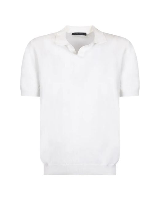 Tagliatore White Polo for men