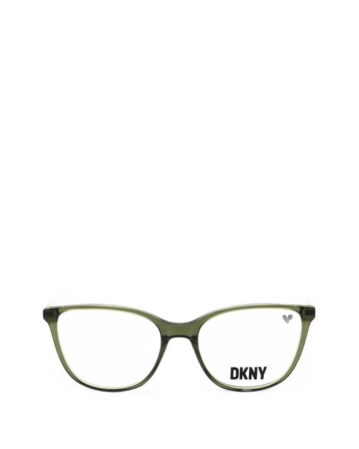 DKNY Green Cat-Eye Glasses