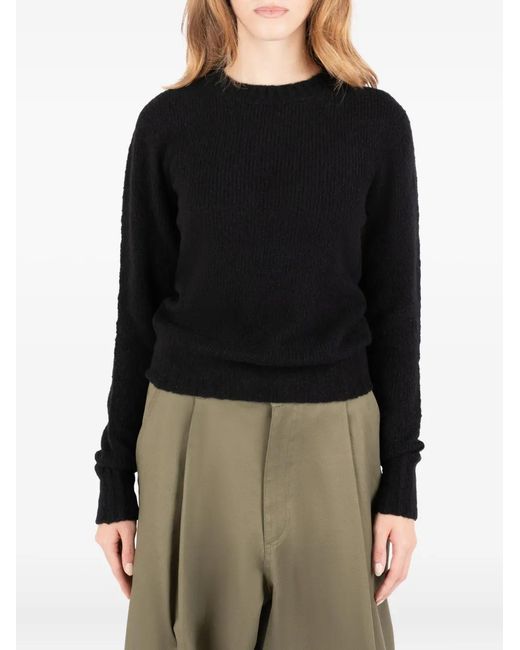 Societe Anonyme Black Peggy Long-Sleeve Knitted Sweater