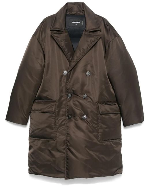 DSquared² Gray Down Coat for men