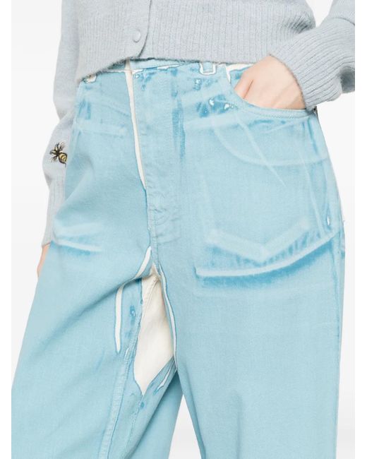 Marni Blue Wide-Leg Jeans