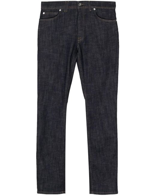 Brioni Blue Chamonix Mid-rise Straight-leg Jeans for men