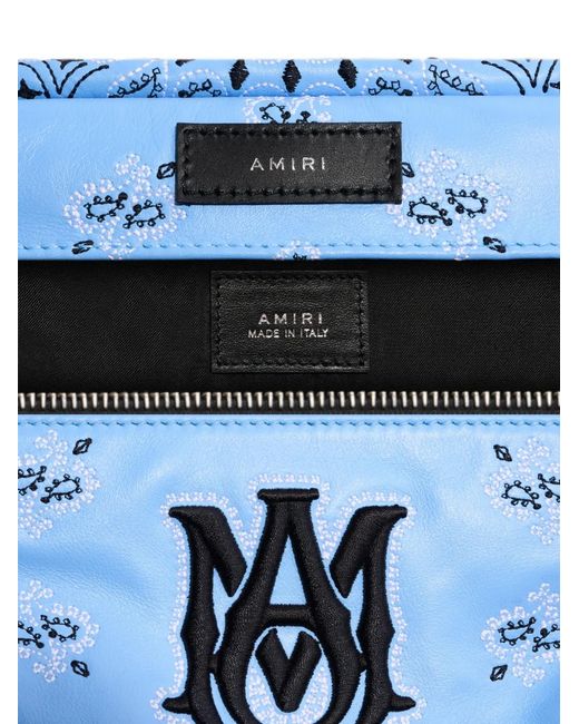 Amiri Blue Bum Bag Bandana for men