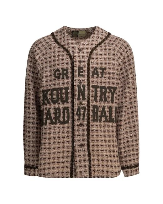 Kapital Brown Bouclé Shirt for men