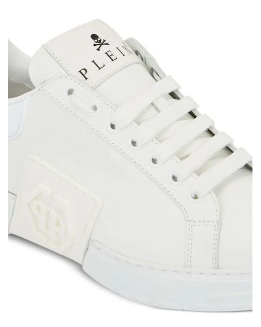 Philipp Plein White Low-Top Sneaker for men