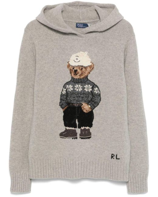 Polo bear hoodie women's new arrivals