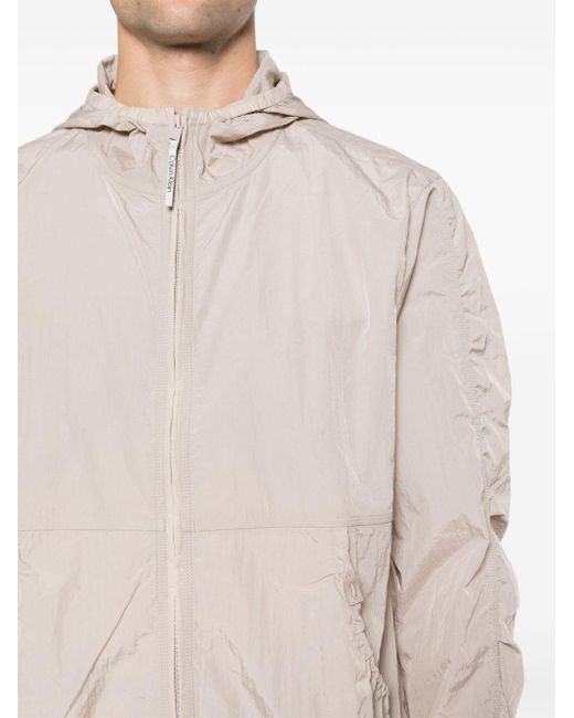 Calvin Klein Natural Hooded Windbreaker Jacket for men
