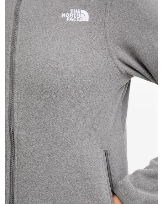 The North Face Gray Zip High-Neck Sweatshirt