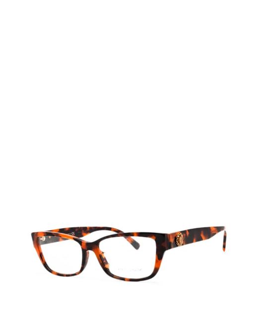 Versace Brown Tortoiseshell-Effect Cat-Eye Glasses