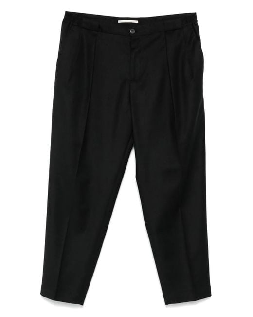 Briglia 1949 Black Pleated-Pocket Trousers for men