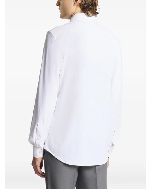 Camicia Techno di Fay in White da Uomo