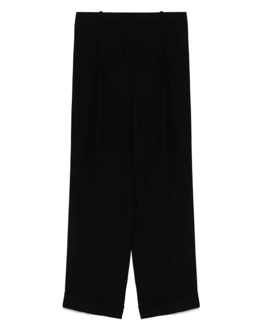 A.M.G Broek Met Geplooid Detail in het Black