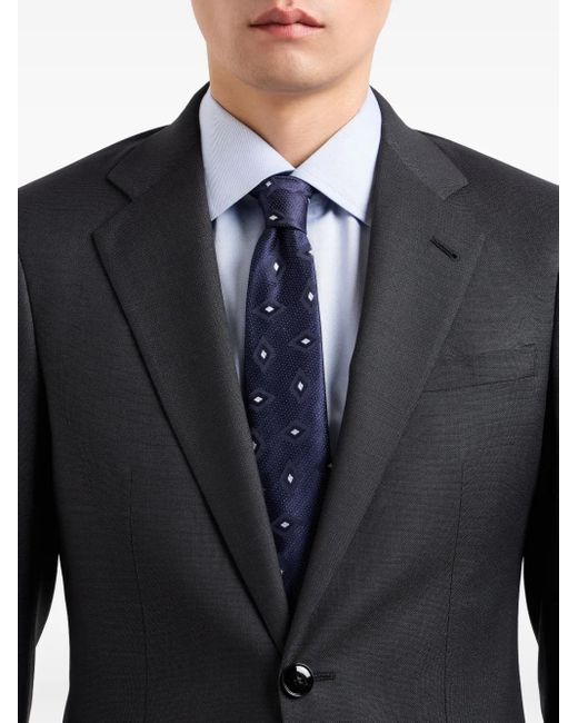 Giorgio Armani Blue Cotton Shirt for men
