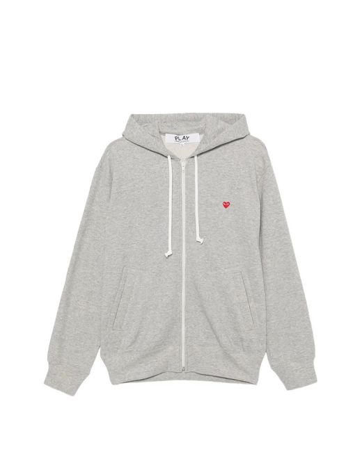 Sudadera Play Con Capucha Comme des Garçons de hombre de color Gray