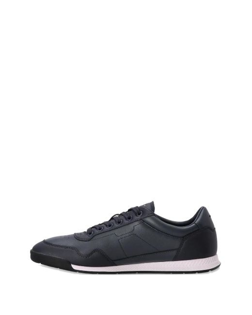 メンズ Boss レザースニーカー Blue