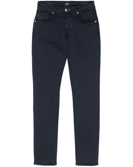 Sartoria Tramarossa Blue Skinny-leg Cotton-blend Jeans for men