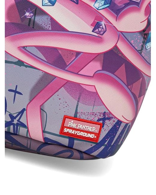 Sprayground Blue Graphic-Print Backpack