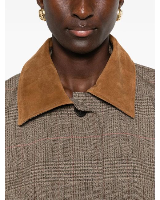Rohe Brown Suede-Collar Jacket