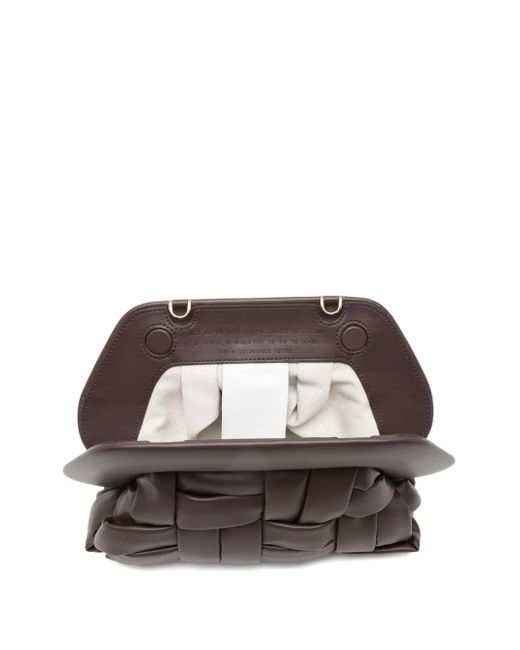 THEMOIRÈ Brown Flap Satchel