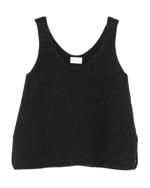 Chaleco de canalé Christian Wijnants de color Black