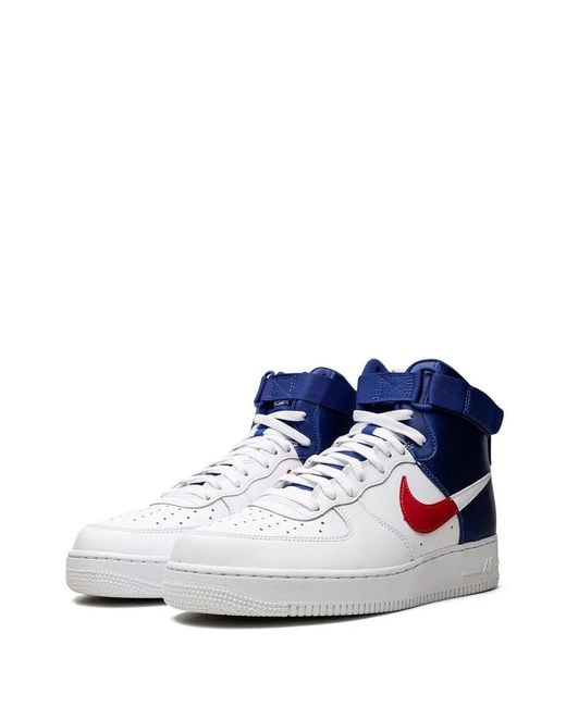 Nike Blue Air Force 1 High '07 "Los Angeles Clippers" Sneakers for men