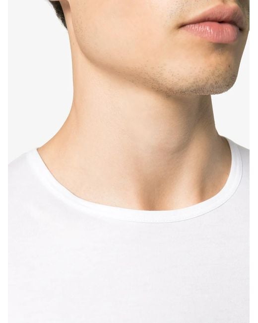 Sunspel Klassisches T-Shirt in White für Herren